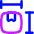 Package Dimension Icon from Flex Neon Set