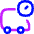 Transfer Truck Time Icon from Flex Neon Set