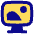 Screensaver Monitor Wallpaper Icon from Flex Pop Set