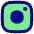 Instagram Logo Icon from Flex Pop Set
