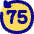 Button Go Backward 75 Icon from Flex Pop Set