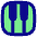 Piano Keys Icon from Flex Pop Set