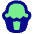 Cupcake Icon from Flex Pop Set