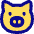 Pork Meat Icon from Flex Pop Set