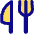 Fork Knife Icon from Flex Pop Set