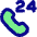 Call Center Support Service Icon from Flex Pop Set