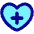 Heart Cross Icon from Flex Pop Set