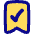 Validated Bookmark Icon from Flex Pop Set