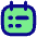 Calendar List Icon from Flex Pop Set