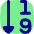 Ascending Number Order Icon from Flex Pop Set