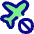 No Flight Airport 1 Icon from Flex Pop Set