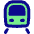 Train Front Icon from Flex Pop Set