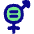 Gender Equality Icon from Flex Pop Set