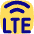 Cellular Network Lte Icon from Flex Pop Set