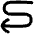 Line Arrow Curvy Left Down Icon from Flex Remix Set