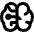 Artificial Intelligence Brain Icon from Flex Remix Set