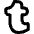 Tumblr Logo Icon from Flex Remix Set