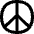 Peace Symbol Icon from Flex Remix Set