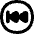 Button Rewind Circle 2 Icon from Flex Remix Set