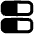 Dashboard Horizontal Rectangle Half Icon from Flex Remix Set