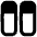 Dashboard Vertical Rectangle Split Top Icon from Flex Remix Set
