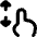 One Finger Drag Vertical Icon from Flex Remix Set
