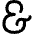 Ampersand Icon from Flex Remix Set