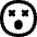 Smiley Shocked Icon from Flex Remix Set