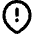 Location Hazard Attention Pin Icon from Flex Remix Set | Free Download as SVG Vector and Transparent PNG | Streamline icons