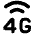 Cellular Network 4g Icon from Flex Remix Set