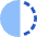Flip Horizontal Circle 1 Icon from Sharp Flat Set