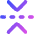 Flip Vertical Arrow 1 Icon from Flex Gradient Set