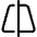 Trapezoid Line Vertical Icon from Ultimate Regular Set