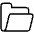 File Open Icon from Ultimate Light Set