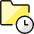 Folder Clock Icon from Ultimate Colors Set