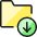 Folder Download Icon from Ultimate Colors Set