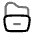 Folder Open Icon from Solar Line Duotone Set