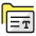 Folder Text icon - Free transparent PNG, SVG. No sign up needed.