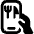 Food Delivery Mobile Applications Icon from Ultimate Bold Set
