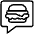 Food Delivery Talk Fastfood Comment icon - Free transparent PNG, SVG. No sign up needed.