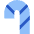 Candy Cane Icon from Sharp Flat Set
