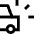 Car Crash Icon from Sharp Line Set