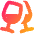 Champagne Party Alcohol Icon from Flex Gradient - Free Set