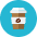 Coffee Paper Glass Icon from Kameleon Colors - Free Set