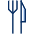 Fork Knife Icon from Cyber Duotone - Free Set