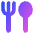 Download free Fork Spoon PNG, SVG vector icon from Core Gradient - Free set.