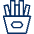 French Fries Icon from Cyber Line - Free Set