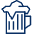 Glass Beer 1 Icon from Cyber Line - Free Set