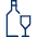 Wine Bottle Glass Icon from Cyber Line - Free Set