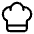 Chef Hat Icon from Solar Linear Set